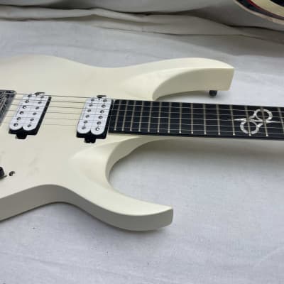 Washburn Parallaxe PX-SOLAR160WHM Solar 160 Ola Englund Signature Model Guitar 2014 - White Matte image 5