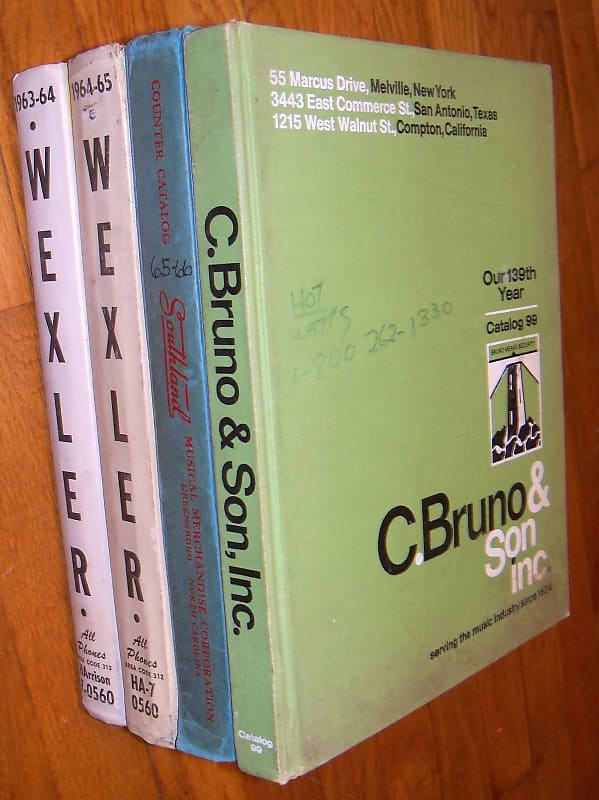 4 Vintage 1960's70's Musical Merchandise Dealer Catalog s Reverb