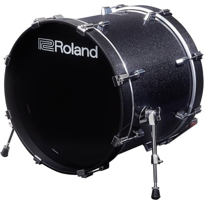 Roland KD-222 Full-Size V-Drums Acoustic Design 22 Kick Drum Pad (Gloss Ebony)