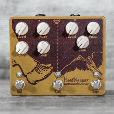 EarthQuaker Devices Hoof Reaper Double Fuzz with Octave Up V2 | Reverb