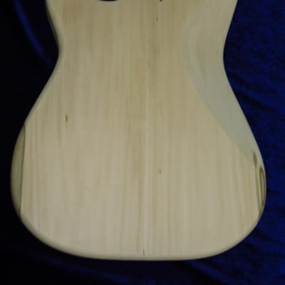 Spalted Maple Top / Aged Basswood Strat body - Standard Hardtail 4lbs 3oz #2930 image 6
