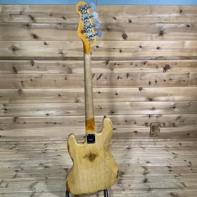Fender Custom Shop Limited Edition Custom Heavy Relic Jazz Bass - Aged Natural image 5