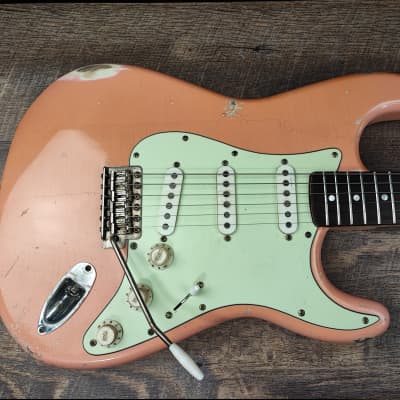 MyDream Stratocaster Custom Built - Relic Shell Pink Hepcat '69 image 2