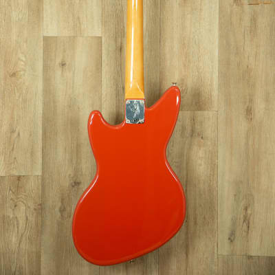 Fender Kurt Cobain Jag-Stang Signature Touche Palissandre Fiesta Red image 4