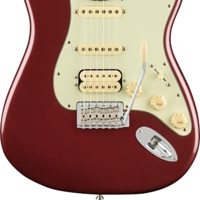 Fender American Performer Stratocaster HSS Electric Guitar Rosewood FB, Aubergine image 9