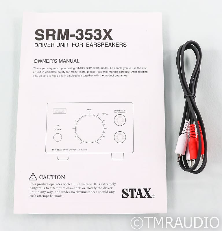 Stax SRM-353x Electrostatic Headphone Amplifier; SRM353x; Pro Driver Unit