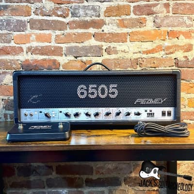 Peavey 6505 1992 Original 120-Watt Tube Head W/ Switch Pedal/Cables (2010s - Black)