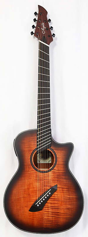 Agile Renaissance 72730 RL EQ TE Flame 7 String Acoustic | Reverb
