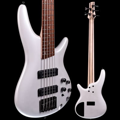 Ibanez SR305EPW SR Soundgear 5-String Bass, Pearl White 7lbs 14.2oz image 1