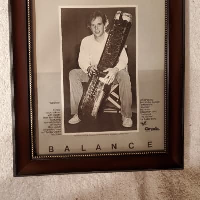 1979 Chrysalis Records Promotional Ad Framed Leo Kottke Balance Original for sale