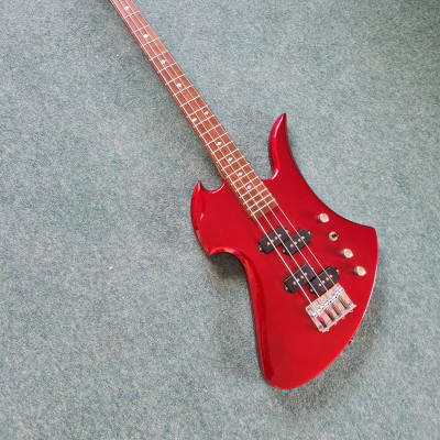 BC Rich Mockingbird 360 JE Bass  2001 - Japanese Edition - Red Metallic image 7