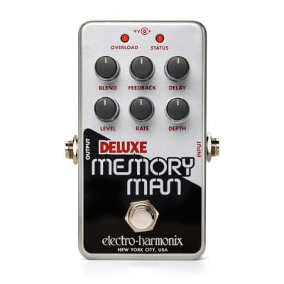 Electro Harmonix Nano Deluxe Memory Man Analog Delay / Chorus / Vibrato Effects Pedal image 2