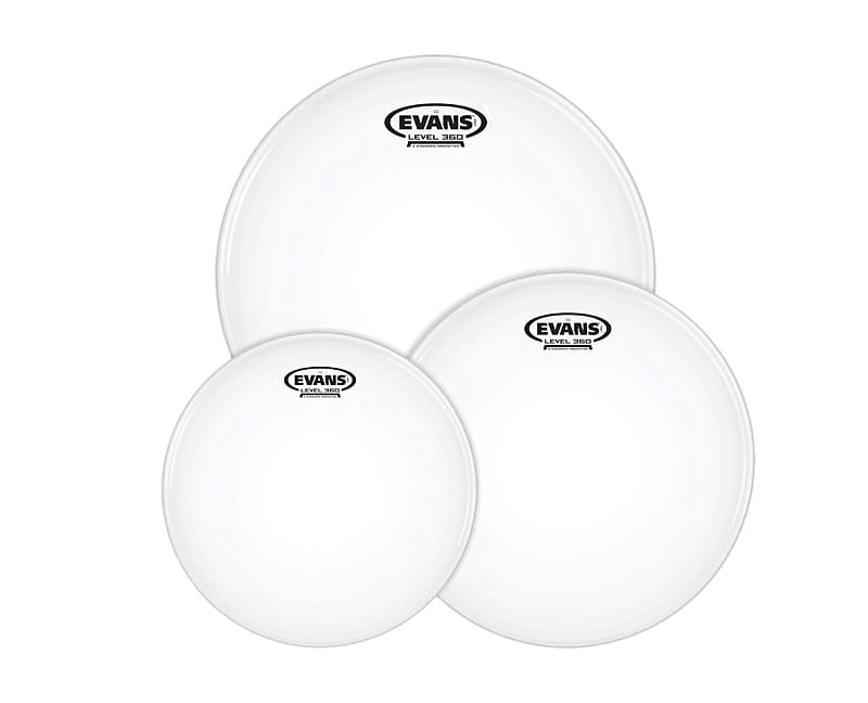 Evans G2 Coated Fusion Tompack - 10", 12" and 14" Tom Drum Heads image 1