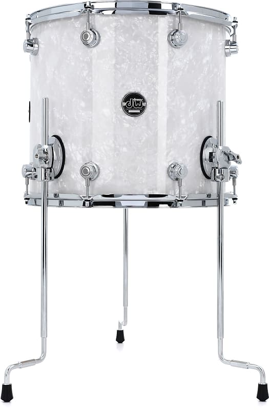 DW Performance Series Floor Tom 14 x 16 inch White Marine Reverb