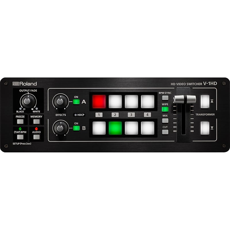 Roland V-1HD 4-channel HD Video Switcher with 4 HDMI Inputs, 2 HDMI Outputs image 1