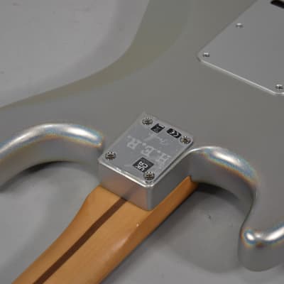 2022 Fender H.E.R. Stratocaster Chrome Glow Finish Electric Guitar w/Bag image 8