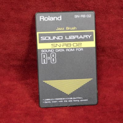 Roland SN-R8-02 Jazz Brush Sound Library for R-8