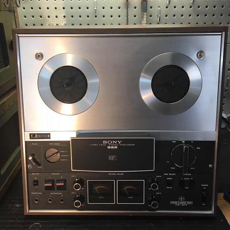 Sony Tc 377 reel to reel recorder serviced