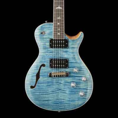 PRS SE Zach Myers Semi-Hollow Electric Guitar - Myers Blue image 2