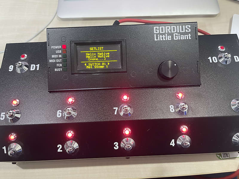 Gordius Little Giant 2 MIDI Foot Controller Reverb