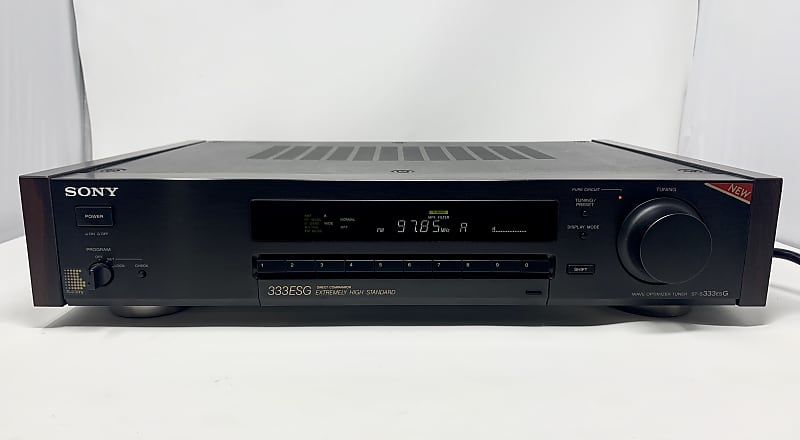 Sony ST-S333ESG Vintage 1989 FM-AM Stereo Tuner