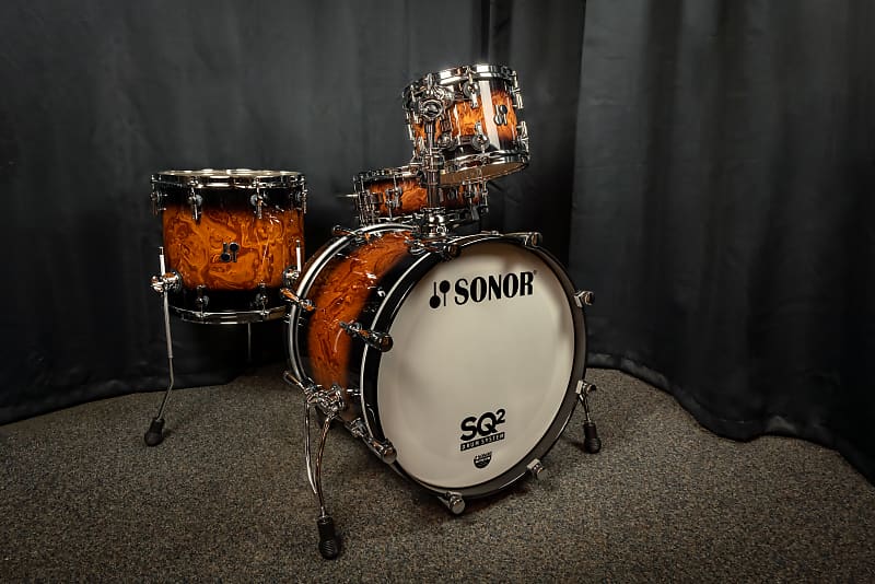 Sonor Sq2 Maple Thin Shells 2024 - Walnut Brown Burst 