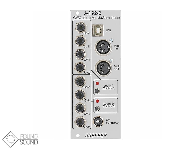 鍵盤楽器 Doepfer 192-2 dual CV/Gate to Midi/USB Doepfer A-192-2 Dual CV/Gate to Midi/USB Interface | Reverb
