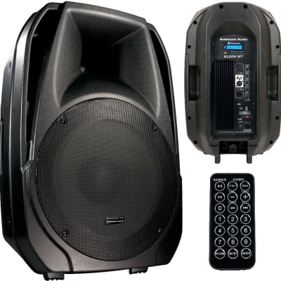 American Audio ELS15BT Powered Speaker Pair with Wireless Connectivity