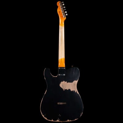 Fender Custom Shop 1963 Telecaster Heavy Relic Rosewood Board Black image 6