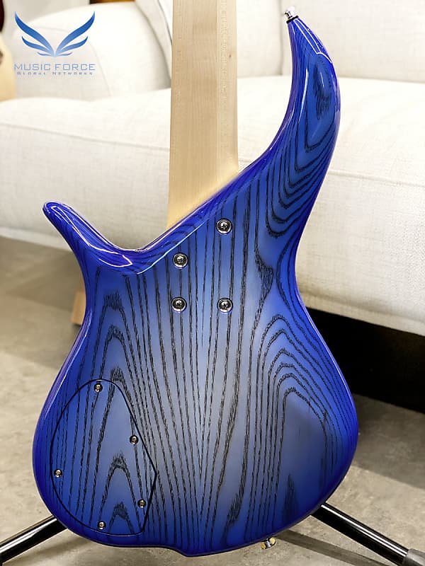 F-Bass BN5 Pale Blue Burst Gloss