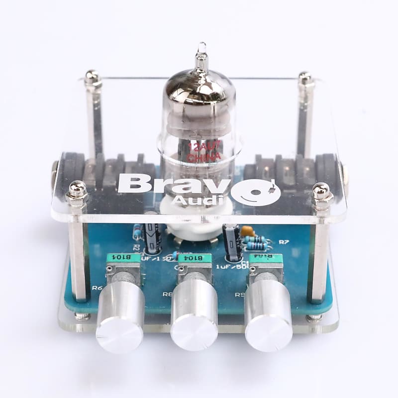 Bravo Audio 12V Tube Preamp Boost Overdrive 12AU7 Effects Box #50817