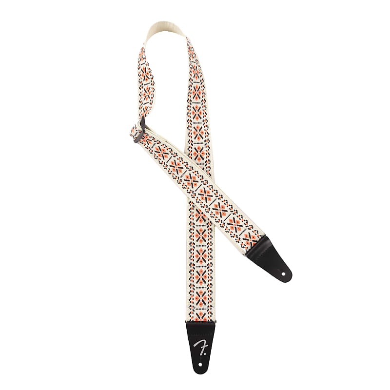 Fender Pasadena Woven Strap Lattice Orange 2