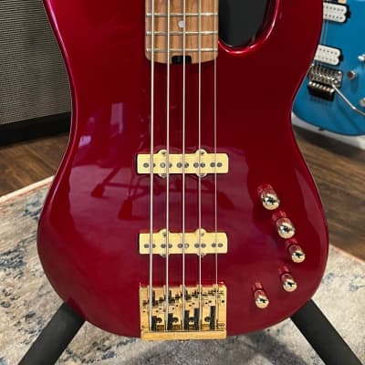 Charvel Pro-Mod San Dimas Bass JJ V 2021 - Present - Candy Apple Red Metallic image 2