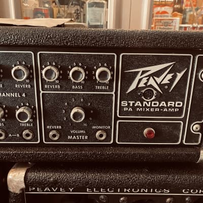 Peavey 260 Standard PA mixer-amp and 2X T300 speaker cabs 1975 image 4