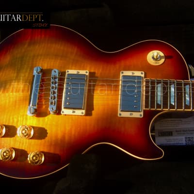 ♚NEW OLD STOCK !♚ 2015 GIBSON LES PAUL TRADITIONAL 100th Ann. ♚ ICED TEA AAA ♚ MOP ♚Standard♚OHSC image 1