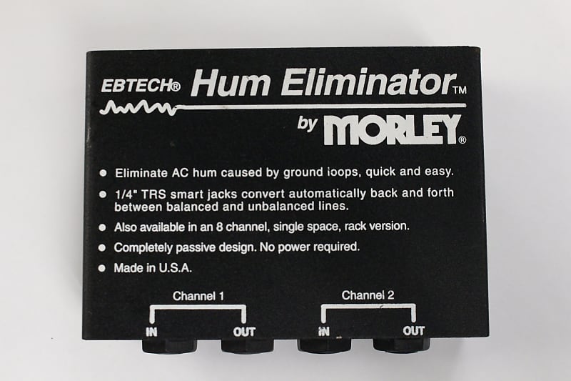 Ebtech Hum Eliminator Used Reverb
