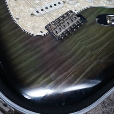 Fender Japanese Stratocaster 1992-1993 Green Foto Flame image 22