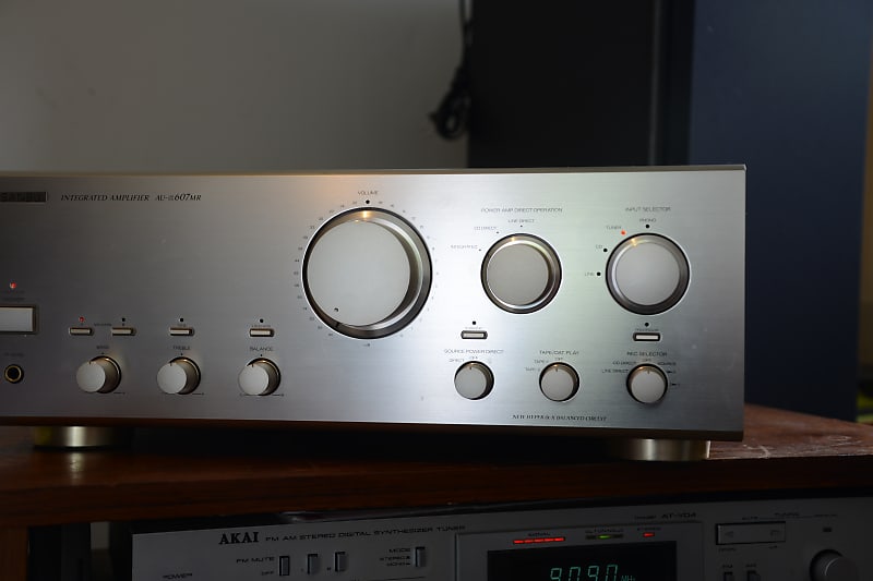 Sansui au-alpha 607mr 1997 silver/champagne | Reverb