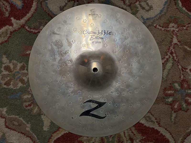 Zildjian 14" Z Custom Dyno Beat Hi-Hat Cymbal (Bottom) 1993 - 2001 image 1
