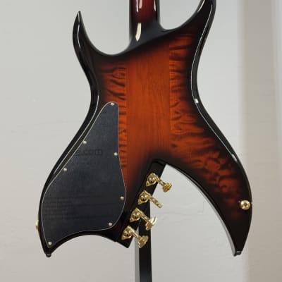 B.C. Rich Custom Shop Bich 10 Supreme Brazilian Rosewood 2025 - Sculpin Burst image 5