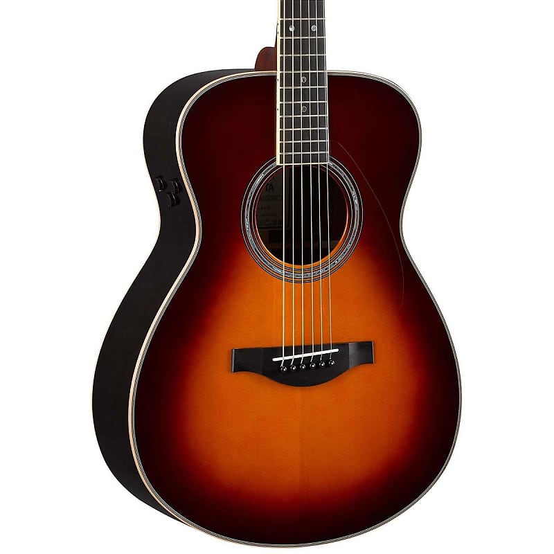 Yamaha LS-TA TransAcoustic Acoustic-Electric Guitar (Brown Sunburst) image 1