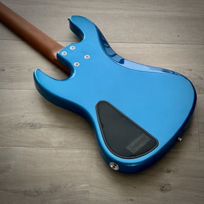 Sadowsky MetroExpress 21-Fret Vintage JJ 4-String Bass, Ice Blue Metallic High Polish, Morado Fretboard (2023 Updated Model) image 6