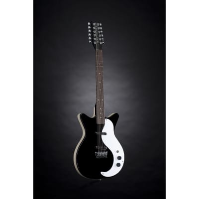 Danelectro '59 Double Cut 12-String BK Black - Electric Guitar Bild 10