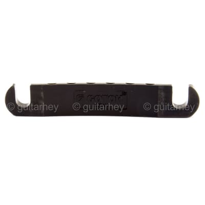 Gotoh GE101Z Zinc Diecast Tailpiece w/ Metric Studs for Import Guitars - BLACK image 2