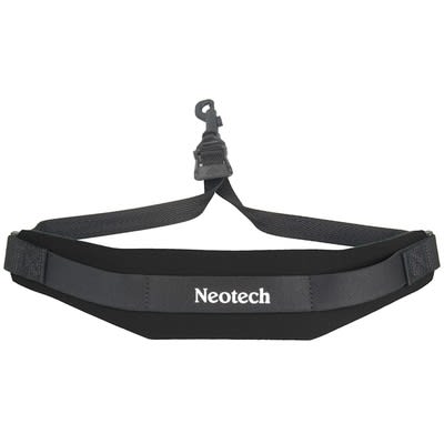 Neotech Soft Sax Swivel Hook Standard Saxophone Strap - Black image 1