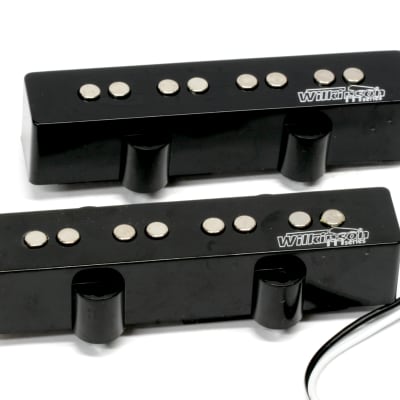 Wilkinson Variable Gauss Ceramic Traditional Jazz Bass Pickups Set for JB Style Electric Bass Black for sale