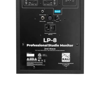 Kali Audio LP-8 V2 Powered Studio Monitor, Black, Single Speaker image 2
