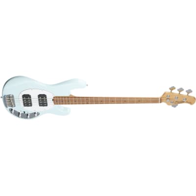 Sterling by Music Man Stingray Ray34HH 4-String Bass - Daphne Blue image 4