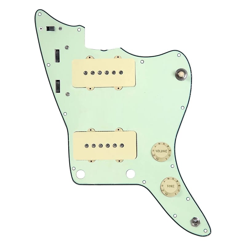 920D Custom Upgrade Jazzmaster Vintage Loaded Pickguard Aged White / Mint Green image 1