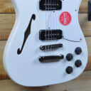 New Fender® Jim Adkins JA-90 Telecaster Thinline Semi Hollow Body Electric Guitar  White